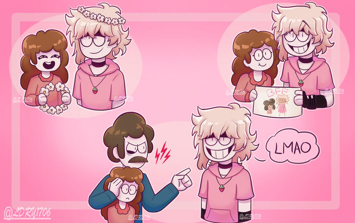 Ichika and Hope (w/@paimontart on tw)