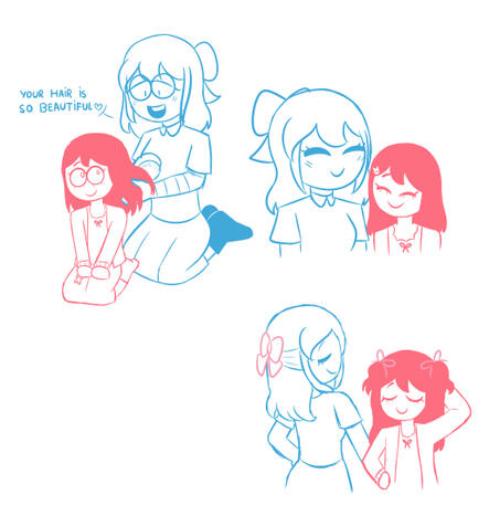 Carey and Sumi doodles (@moonpaiss)